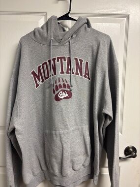 Champion Gray Montana Griz Hoodie